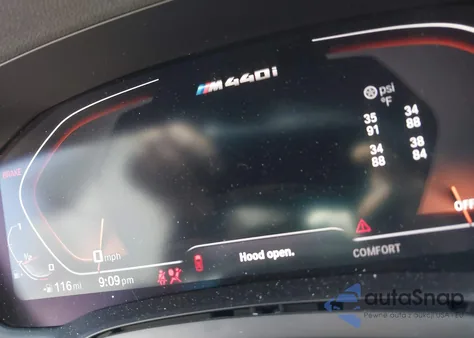 2022 BMW M440I Gran Coupe xDrive z USA, uszkodzony, nr VIN WBA13AW09NFM04876